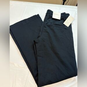 a new day Black Stretch Rayon Pants with Wide Legs